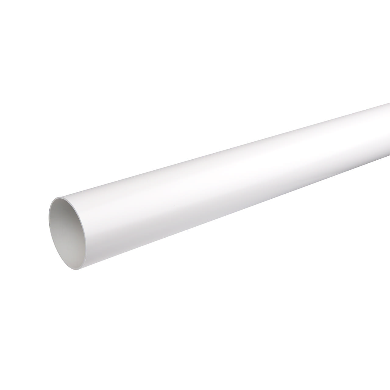 Nedløbsrør PVC Ø75 mm hvid 6 m