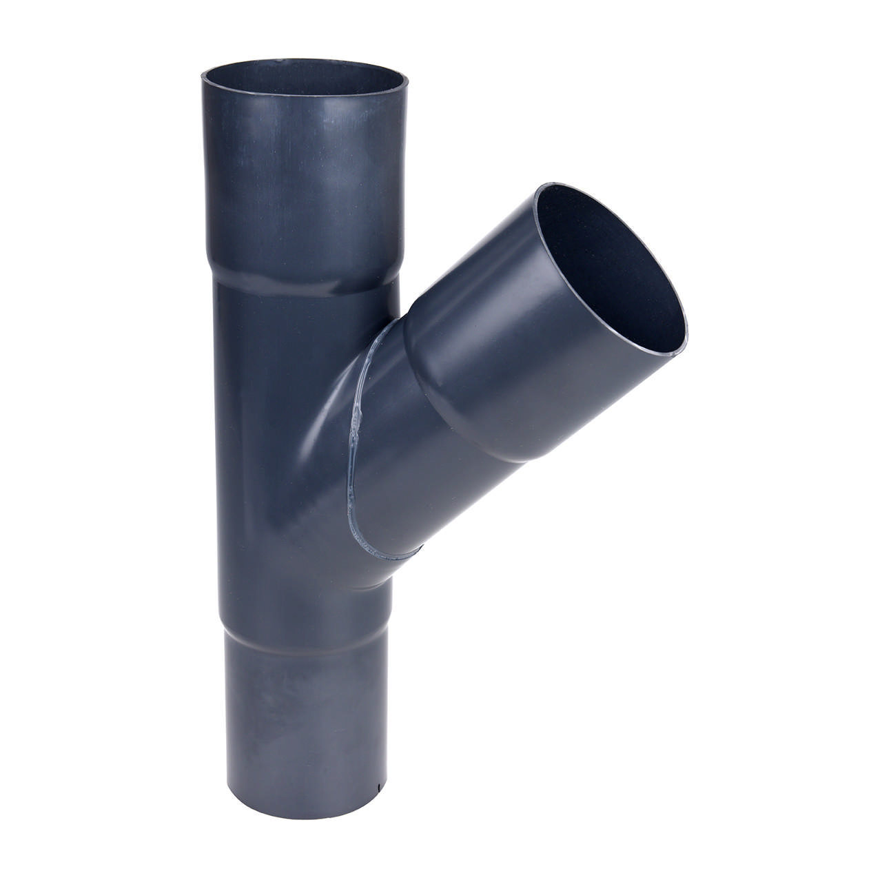Grenrør PVC 110/110 45° grafit