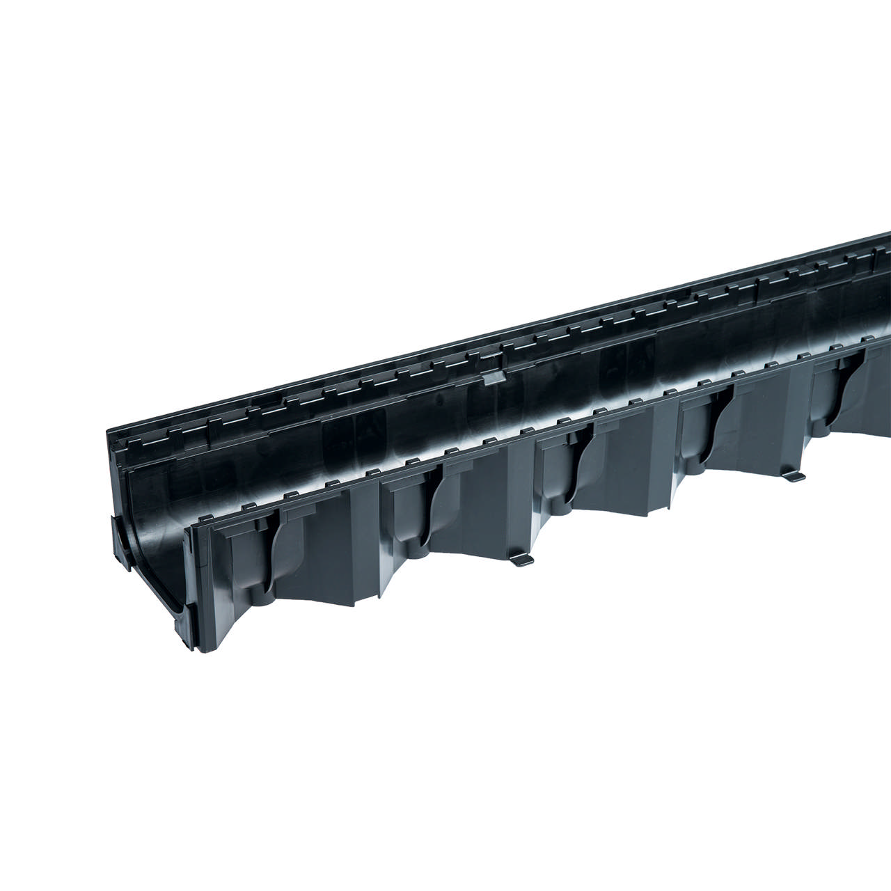 Hexaline 2.0, 1 meter rende uden rist, sort